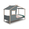 Cama de cabina Hutbed Verde Salvia - Oak 215,5 x 158,5 x 103 cm