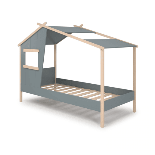 Cama de cabina Hutbed Verde Salvia - Oak 215,5 x 158,5 x 103 cm