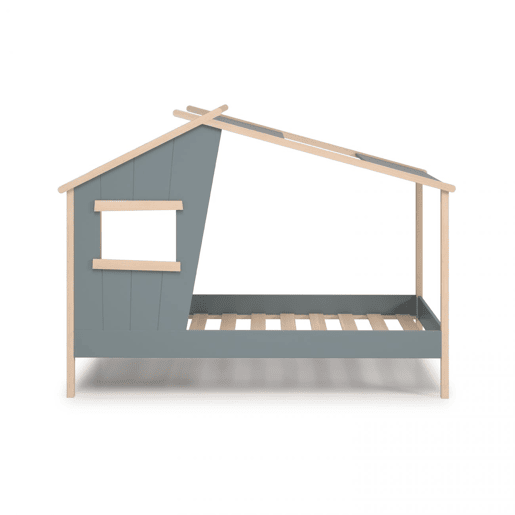 Cama de cabina Hutbed Verde Salvia - Oak 215,5 x 158,5 x 103 cm