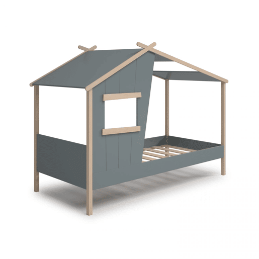 Cama de cabina Hutbed Verde Salvia - Oak 215,5 x 158,5 x 103 cm