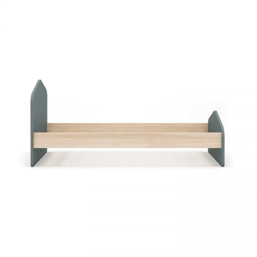 Cama juvenil Misty Cloud Verde Salvia - Oak 195,4 x 90 x 100 cm