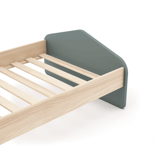Cama juvenil Misty Cloud Verde Salvia - Oak 195,4 x 90 x 100 cm