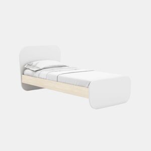 Cama Misty Breeze Blanco mate - Oak 195,4 x 90 x 101,3 cm