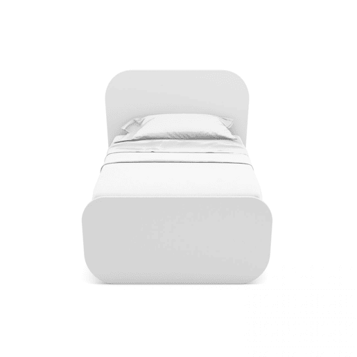 Cama Misty Breeze Blanco mate - Oak 195,4 x 90 x 101,3 cm