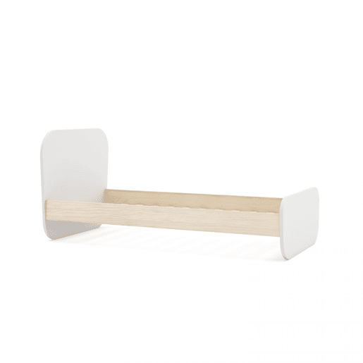 Cama Misty Breeze Blanco mate - Oak 195,4 x 90 x 101,3 cm