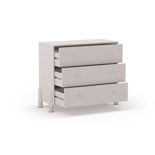 Cómoda Misty Dawn Beige - Oak Soft 90 x 80 x 40 cm