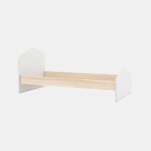 Cama juvenil Misty Cloud Blanco mate - Oak 195,4 x 90 x 100 cm