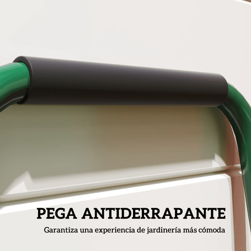 Outsunny Arejador de Relva com com 5 Espigões Arejador de Relva Manual com Cabo Antiderrapante para Jardim e Cuidado do Relvado 30x4x94 cm Verde Escuro