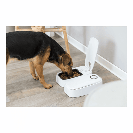 Comedouro automático Trixie Branco Preto Acrílico Plástico