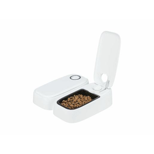 Comedouro automático Trixie Branco Preto Acrílico Plástico