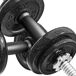 Juego de Mancuerna Acero SPORTNOW, deportes y ocio - pesas Juego de Mancuerna Acero SPORTNOW, deportes y ocio - pesas Gris