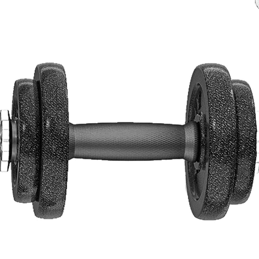 SPORTNOW Conjunto de Halteres Ajustáveis 2 em 1 20 kg Conjunto de Pesos com Barras Retas de Ligação e Pegas Antiderrapantes Pesos e Halteres Fitness Ginásio em Casa