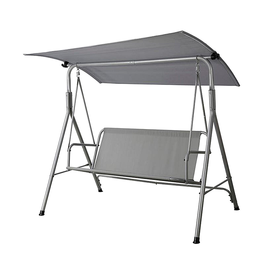 Balancín 3 Plazas con Toldo Amplio para Jardín y Terraza