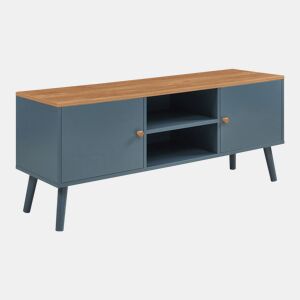 Móvel de televisão Reyljand 2 portas 120x35x50 cm Cinzento  Carvalho en.casa