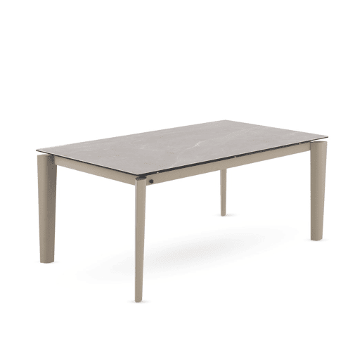 Mesa extensível 180250x100 com tampo cerâmico
