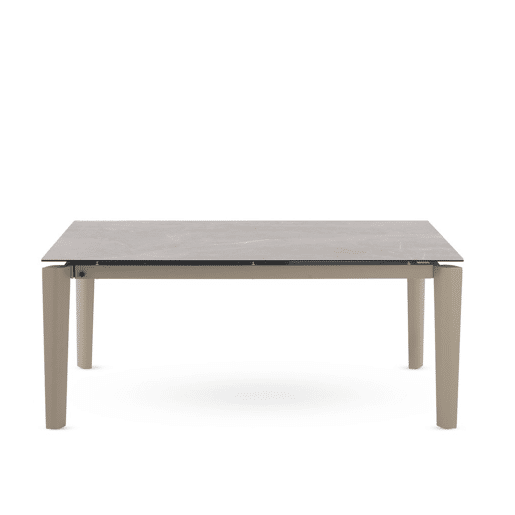 Mesa extensível 180250x100 com tampo cerâmico