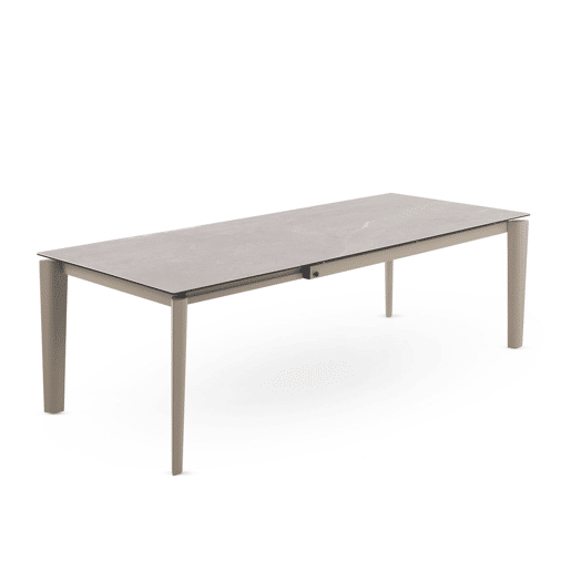 Mesa extensível 180250x100 com tampo cerâmico
