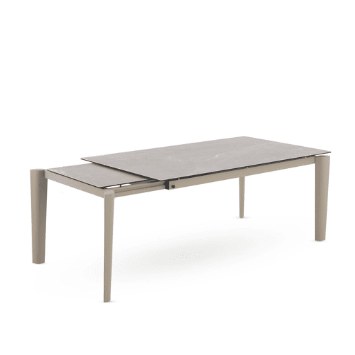 Mesa extensível 180250x100 com tampo cerâmico