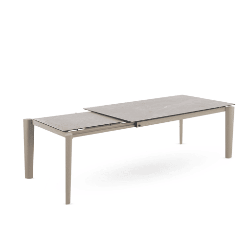Mesa extensível 180250x100 com tampo cerâmico