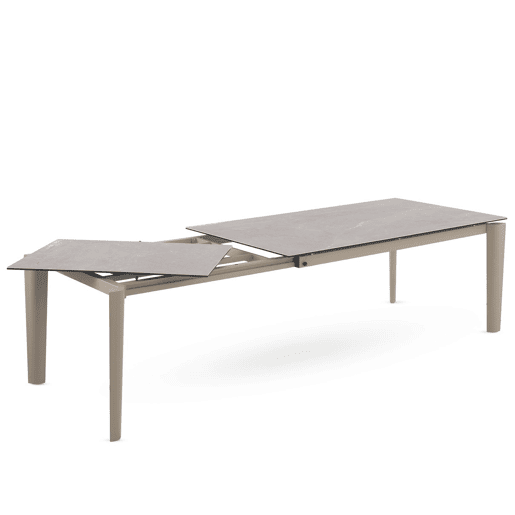 Mesa extensível 180250x100 com tampo cerâmico