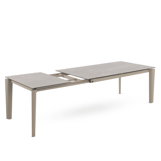 Mesa extensível 180250x100 com tampo cerâmico