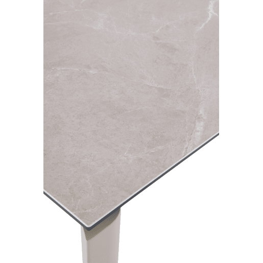 Mesa extensível 180250x100 com tampo cerâmico