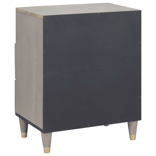 Mesa De Cabeceira - Mesinha De Cabeceira com gaveta Cinzeto 50 x 33 x 62 cm