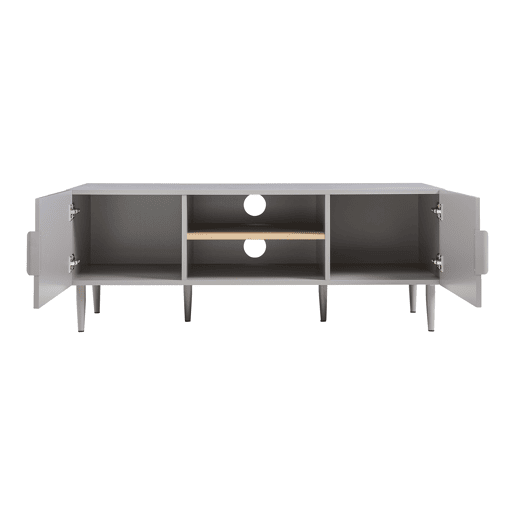 Mesa de TV Starvili com 2 portas 120x40x45cm Cinzento en.casa