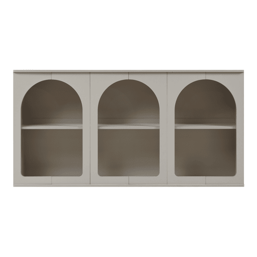 Aparador Trorhun 6 compartimentos MDF 160x30x80 cm Cinzento en.casa