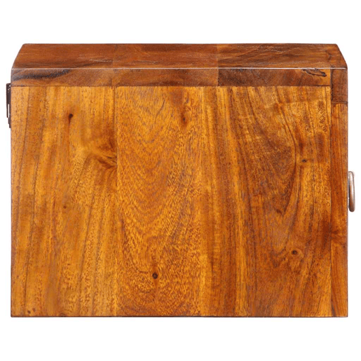 Mesa De Cabeceira - Mesinha De Cabeceira com gaveta Castanho 35 x 30 x 22 cm