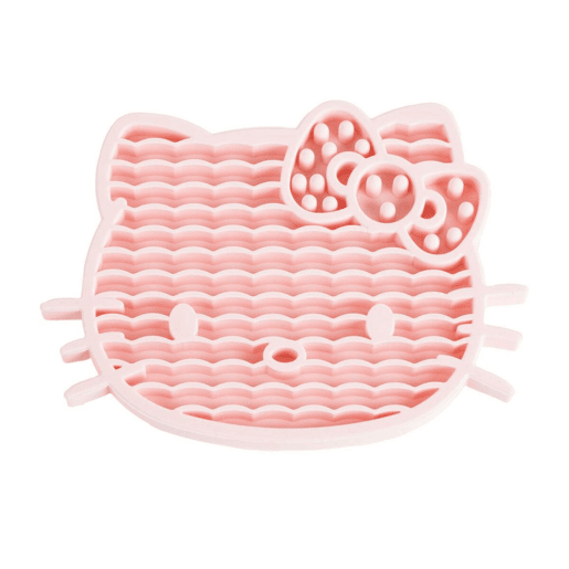 Comedouro para Cão Hello Kitty Cor de Rosa Silicone
