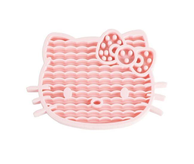 Comedero para perro hello kitty rosa silicona