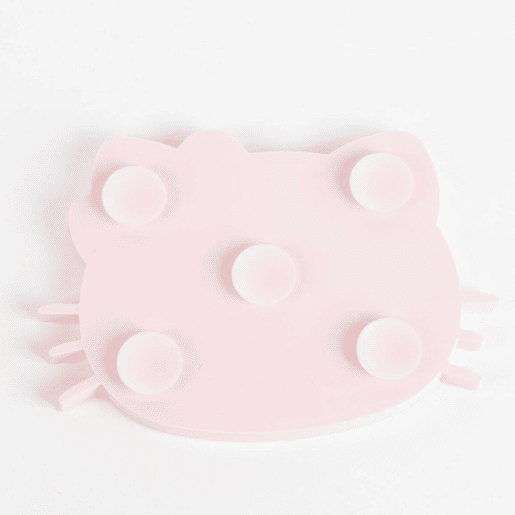 Comedouro para Cão Hello Kitty Cor de Rosa Silicone