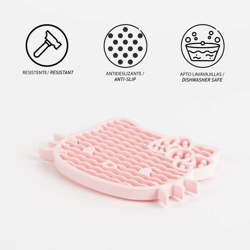 Comedouro para Cão Hello Kitty Cor de Rosa Silicone
