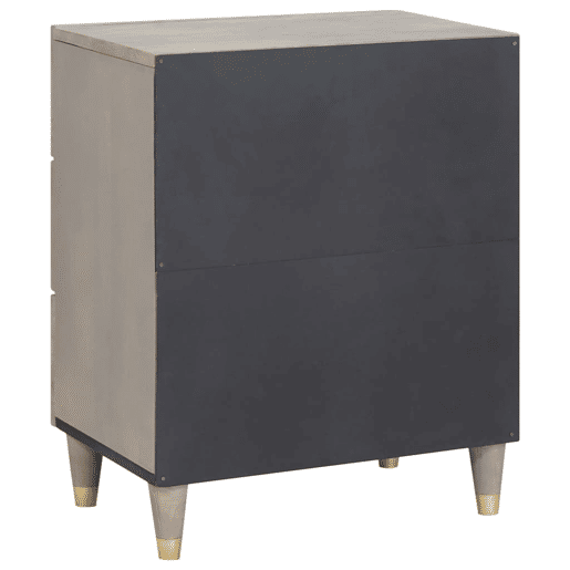 Mesa De Cabeceira - Mesinha De Cabeceira com gaveta Cinzeto 50 x 33 x 62 cm
