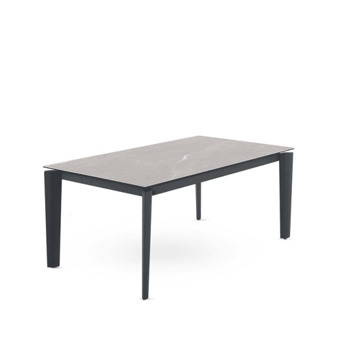 Mesa extensível 180250x100 com tampo cerâmico