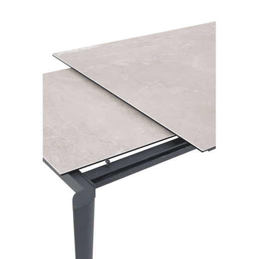 Mesa extensível 180250x100 com tampo cerâmico