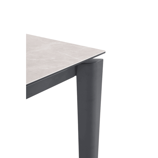 Mesa extensível 180250x100 com tampo cerâmico