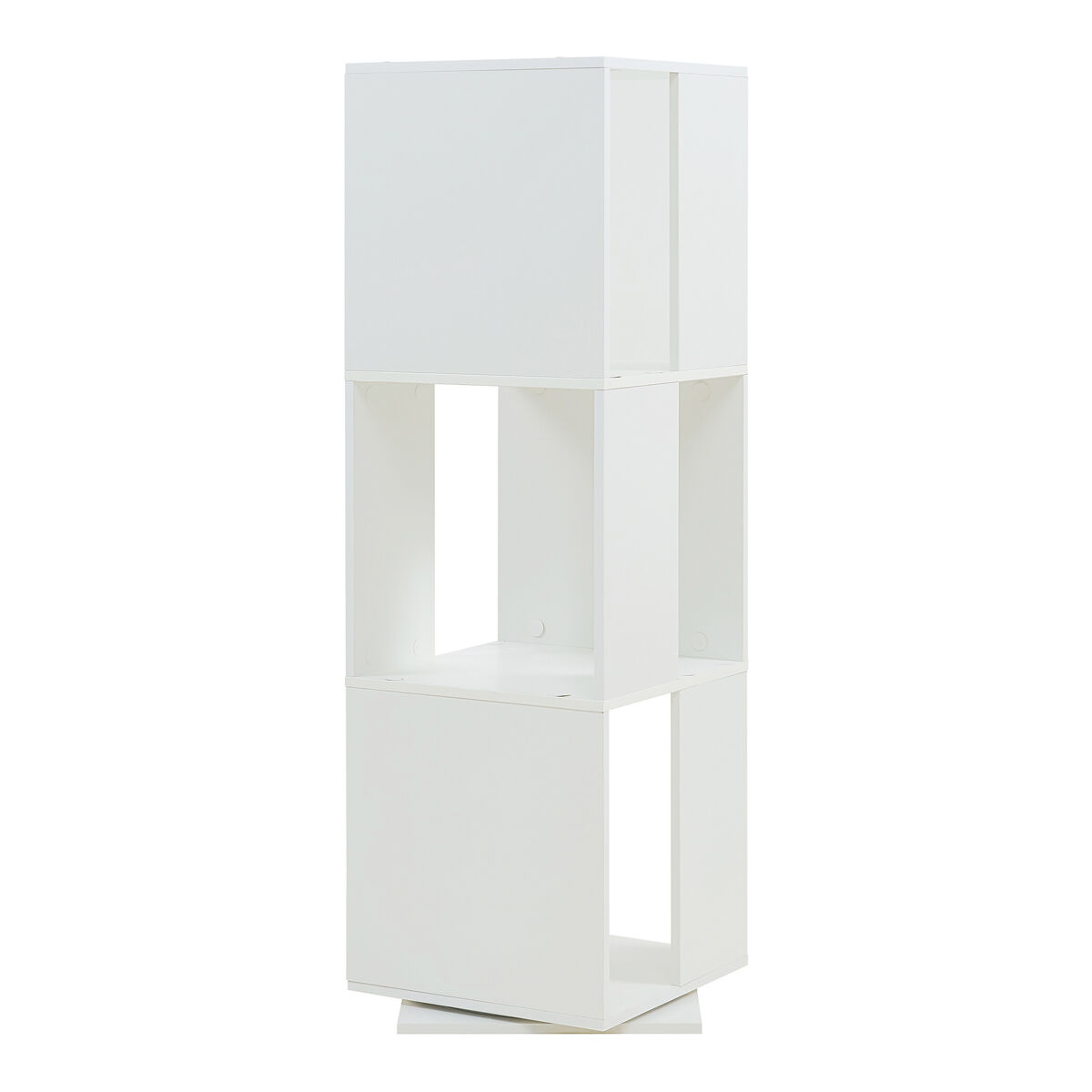 Estantería giratoria Fjelmarirg de 3 niveles MDF [en.casa]