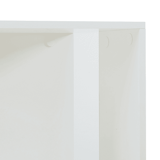 Estante rotativa Fjelmarirg com 3 prateleiras 109 x 34 x 34 cm Branco en.casa