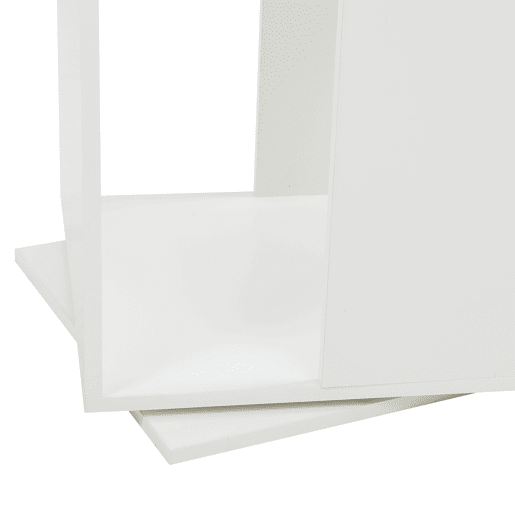 Estante rotativa Fjelmarirg com 3 prateleiras 109 x 34 x 34 cm Branco en.casa