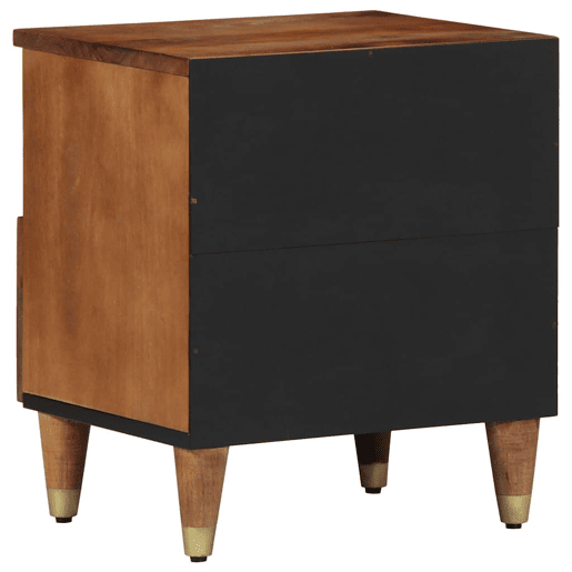 Lote de 2 Mesa De Cabeceira - Mesinha De Cabeceira castanho mel 40 x 33 x 46 cm