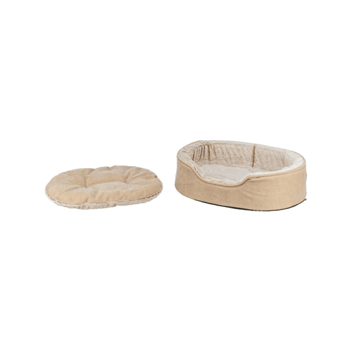 Cama para cão Trixie Vital Lino Soft Bege Creme 60 x 45 cm Cama para cão Trixie Vital Lino Soft Bege Creme 60 x 45 cm