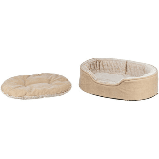 Cama para cão Trixie Vital Lino Soft Bege Creme 60 x 45 cm Cama para cão Trixie Vital Lino Soft Bege Creme 60 x 45 cm