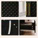 Armario Ropero MDF, Vidrio HOMCOM, hogar - muebles de dormitorio Armario Ropero MDF, Vidrio HOMCOM, hogar - muebles de dormitorio Negro