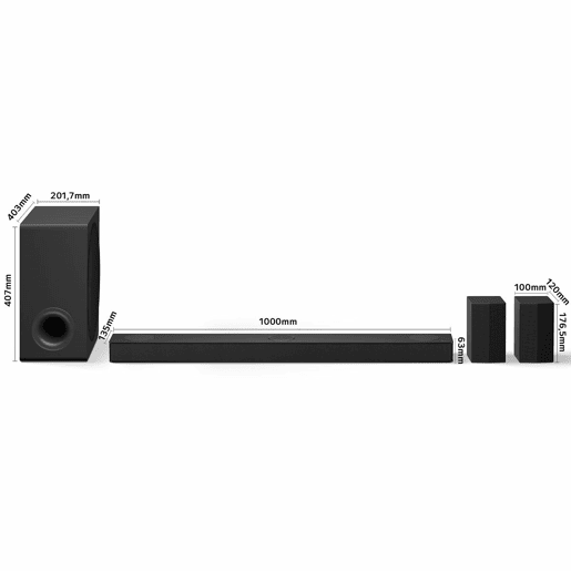 Soundbar LG S80TR.DEUSLLK Preto Soundbar LG S80TR.DEUSLLK Preto