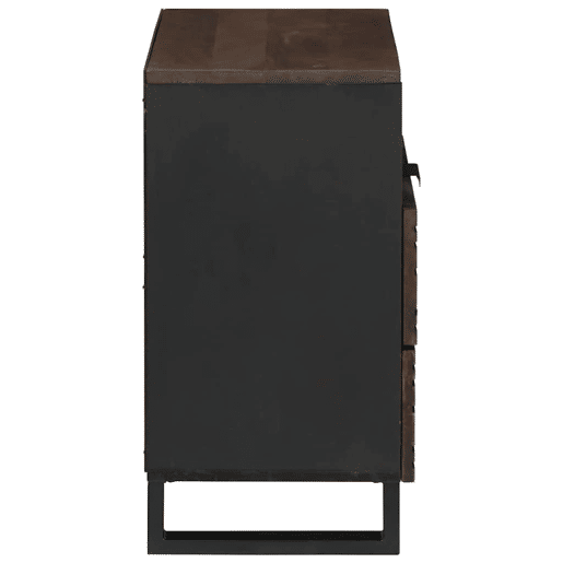 Mesa De Cabeceira - Mesinha De Cabeceira com gaveta Nogueira 50 x 33 x 60 cm