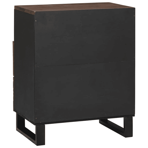 Mesa De Cabeceira - Mesinha De Cabeceira com gaveta Nogueira 50 x 33 x 60 cm