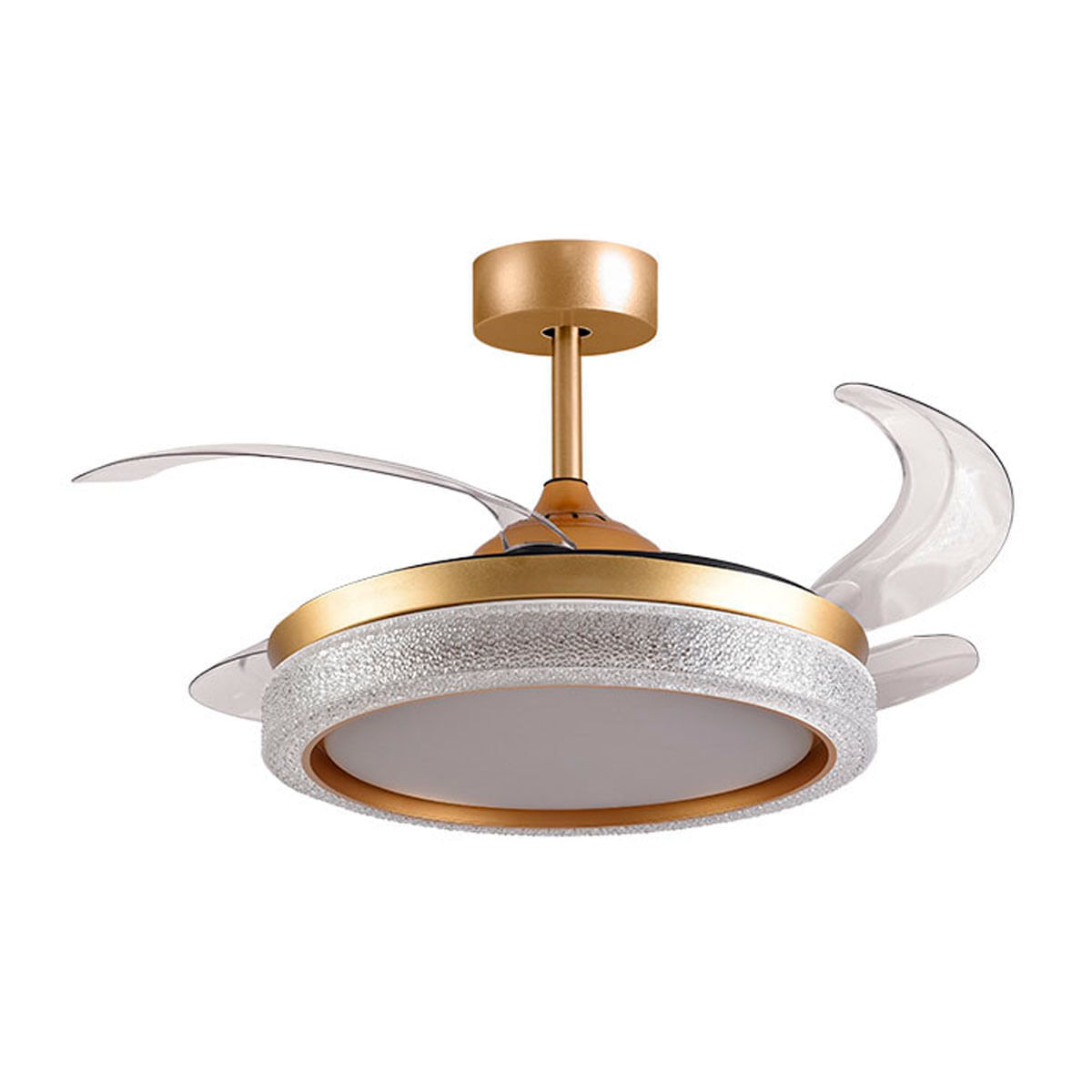 Ventilador de techo Acanto Bel Air W aspas retráctiles mando a d