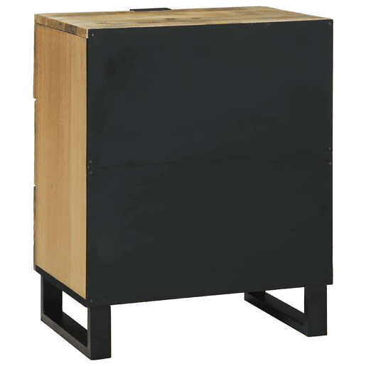 Mesa De Cabeceira - Mesinha De Cabeceira com gaveta Castanho 50 x 33 x 60 cm